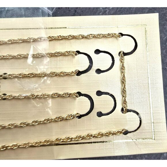 14K Gold Filled Rope Chain With Soldered Links 24" 1.7mm Beautiful! JJ4159 - Picture 3 of 4